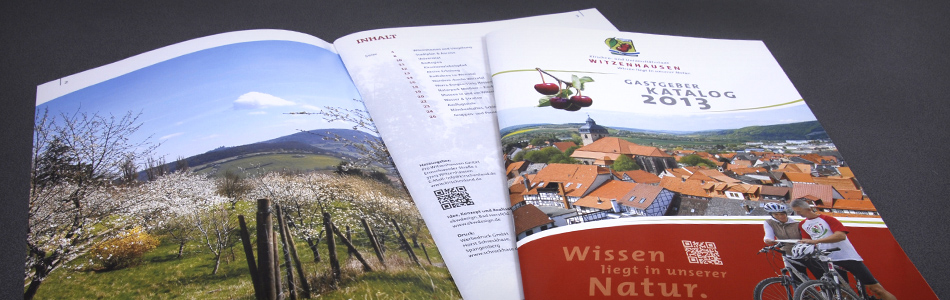 Printdesign – ProWitzenhausen GmbH – Gastgeberkatalog 2013