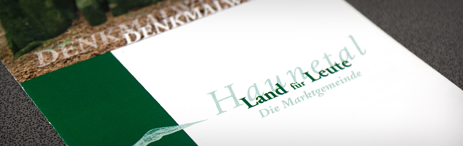Printdesign – Marktgemeinde Haunetal – Informationsprospekt