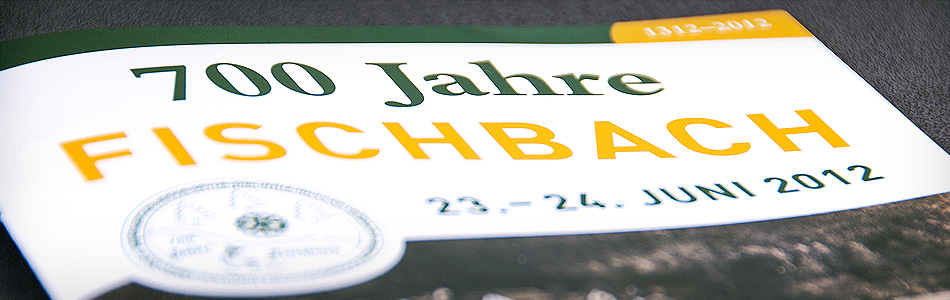 Printdesign – Gemeinde Hauneck – Festschrift 700 Jahre Fischbach