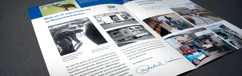 Printdesign – Friedrich Krumme GmbH – Imageprospekt
