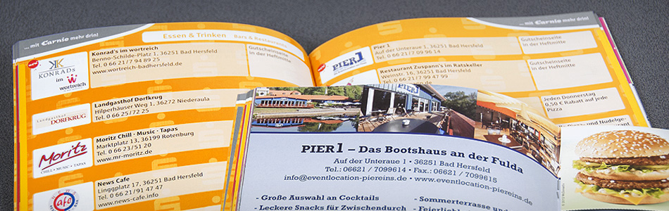 Printdesign – Sparkasse Bad Hersfeld-Rotenburg – Earnie-Partnerheft
