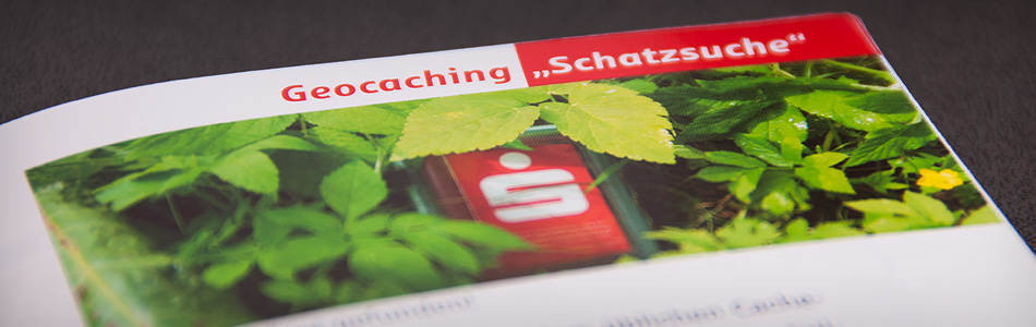Printdesign – Sparkasse Bad Hersfeld-Rotenburg – Broschüre für Wanderer, Radfahrer und Geocacher