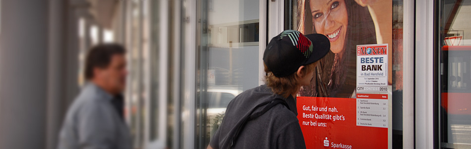 Printdesign – Sparkasse Bad Hersfeld-Rotenburg – Plakatwerbung