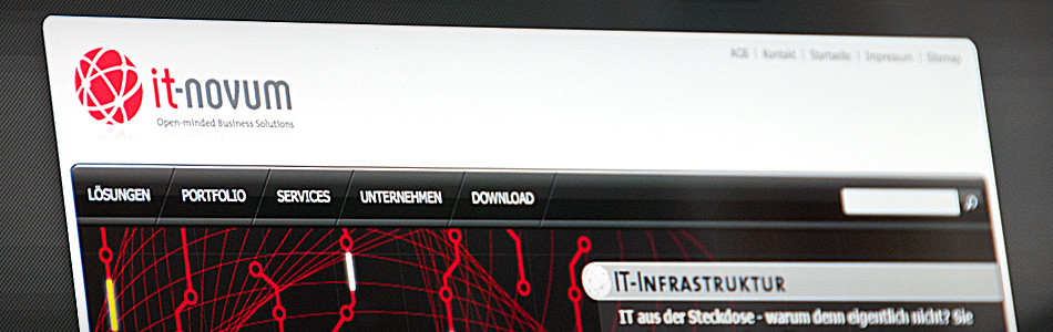 Webdesign – it-novum GmbH