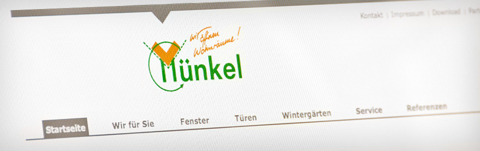 Webdesign – Schreinerei Münkel GmbH