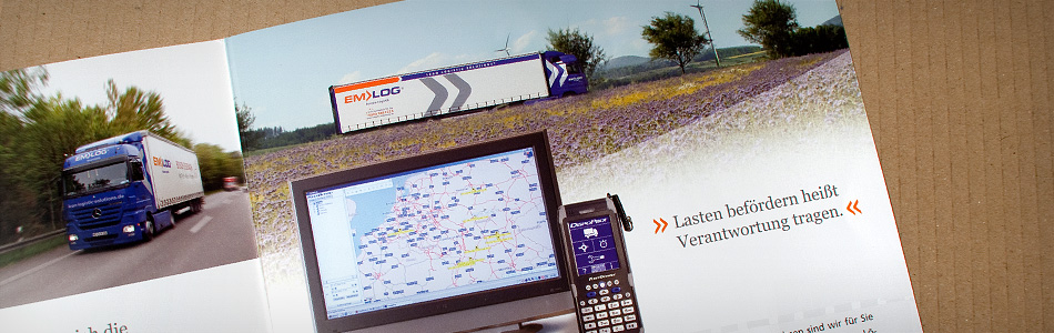 Printdesign – EM-LOG® Gruppe – Imageprospekt