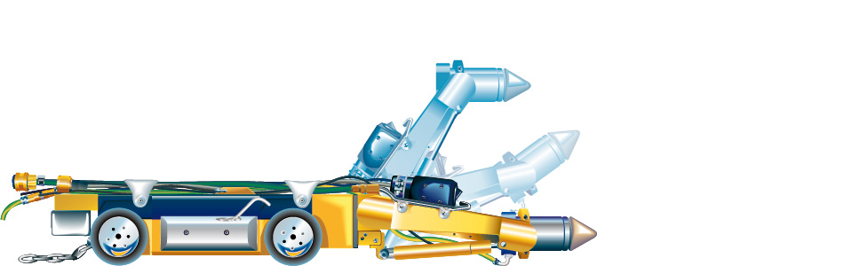 Illustration – „Talpa“ – Rohrsanierungsroboter