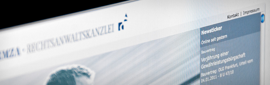 Webdesign – HAREMZA • RECHTSANWALTSKANZLEI
