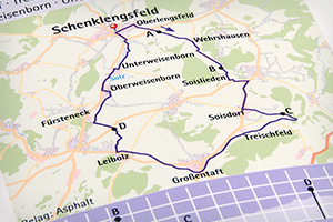 Gemeinde Schenklengsfeld – Radfahrkarte