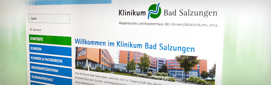 Responsive Webdesign – Klinikum Bad Salzungen GmbH