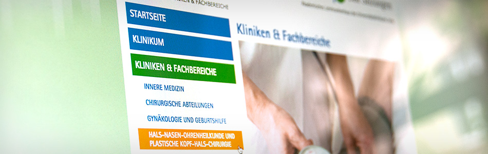 Responsive Webdesign – Klinikum Bad Salzungen GmbH