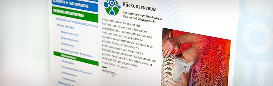 Responsive Webdesign – Klinikum Bad Salzungen GmbH