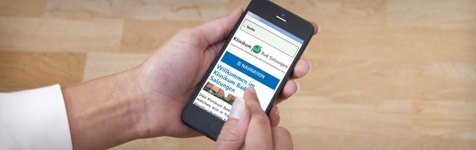 Responsive Webdesign – Klinikum Bad Salzungen GmbH