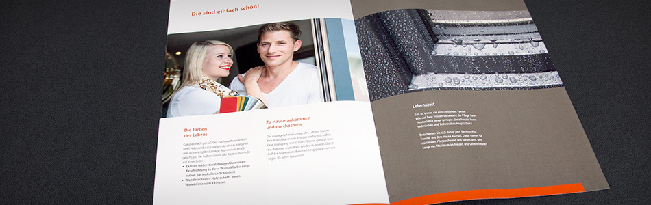 Printdesign – Schreinerei Münkel GmbH – Produkt-Folder