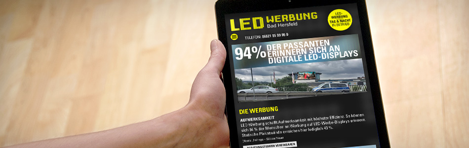 ekwdesign – Responsive Webdesign – LED Werbung Bad Hersfeld GmbH & Co KG