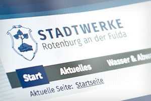 Responsive Webdesign – Stadtwerke Rotenburg an der Fulda