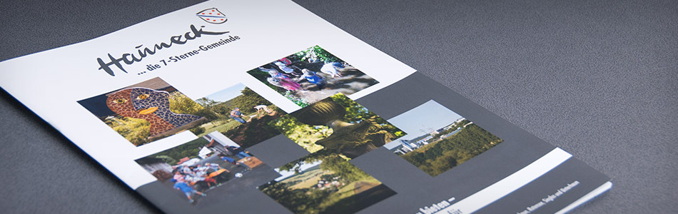 Printdesign – Gemeinde Hauneck – Informationsbroschüre