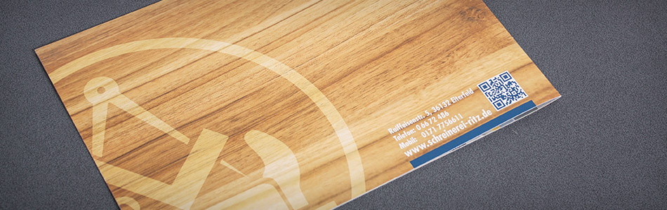 Printdesign – Schreinerei Ritz – Prospekt „Exclusive Glashäuser – Für mehr Wohnfühlen!“