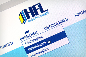 Responsive Webdesign – HFL Herbst Frischelogistik GmbH