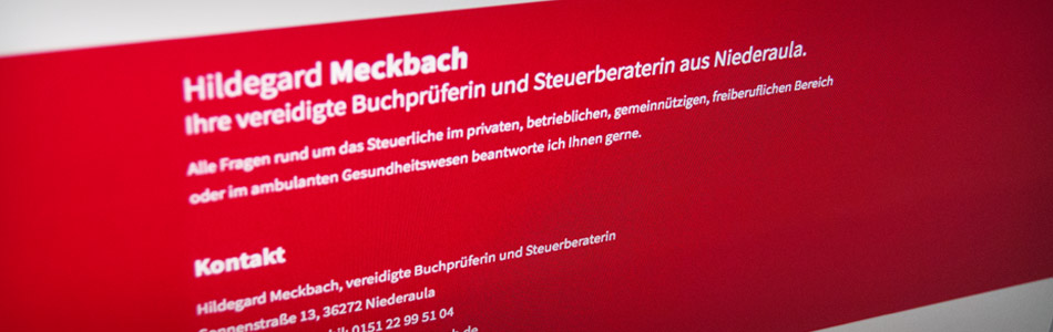 Responsive Webdesign – Hildegard Meckbach – vereidigte Buchprüferin und Steuerberaterin