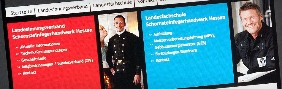 Webdesign – Landesinnungsverband des Schornsteinfegerhandwerks Hessen