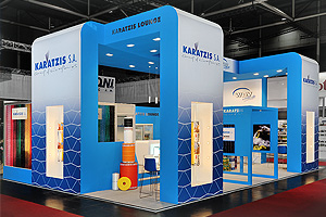 Messestandgestaltung – KARATZIS S.A. & MESHPACK GmbH 2015