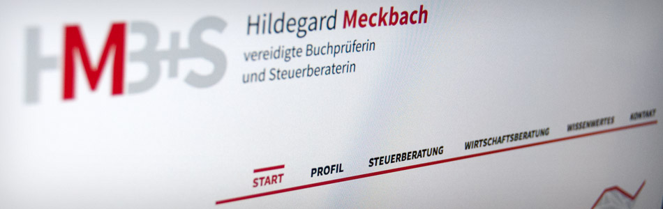 Corporate Design – Hildegard Meckbach – vereidigte Buchprüferin und Steuerberaterin