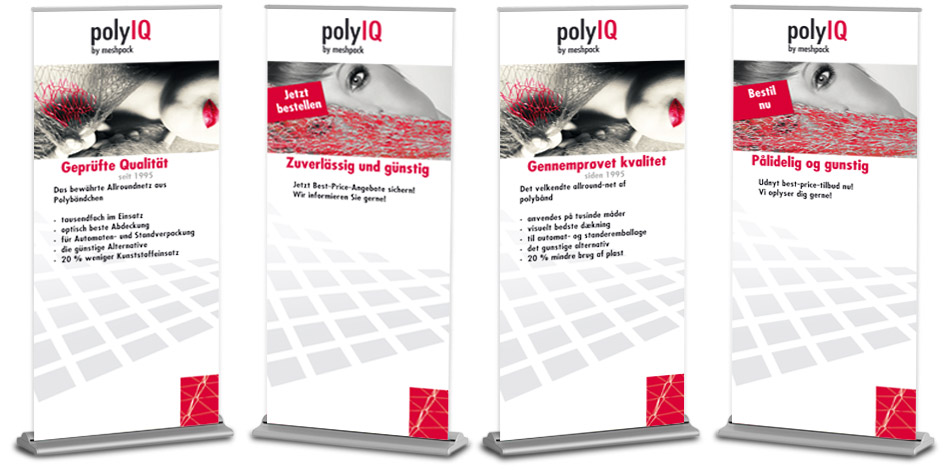 Corporate Design – meshpack – monoIQ und polyIQ