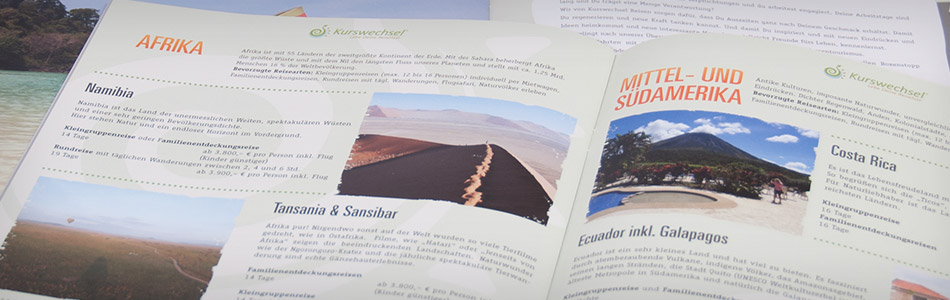 Printdesign – Börjes American Bikes GmbH und Co. KG – Reise-„Magalog“ Miles don't matter ... moments do!