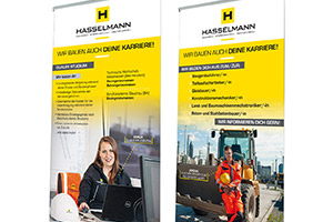 Hasselmann GmbH – Roll-Up-Banner