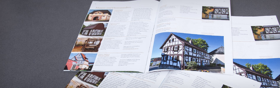 Printdesign – Die Nörliche Kuppenrhön – Sehenswerter Natur- und Kulturraum
