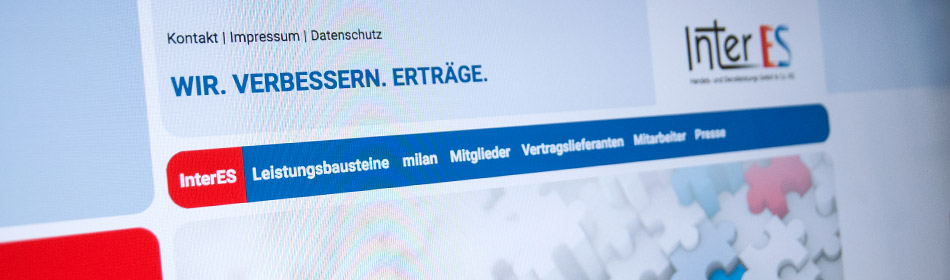 Responsive Webdesign – InterES – Handels- & Dienstleistungs GmbH & Co. KG