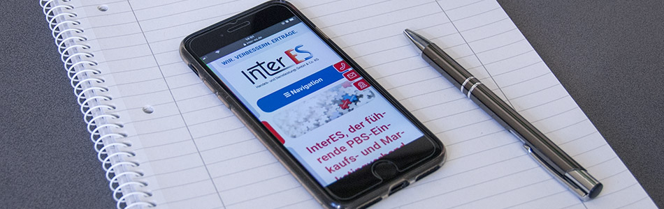 Responsive Webdesign – InterES – Handels- & Dienstleistungs GmbH & Co. KG