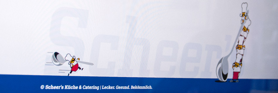 Responsive Webdesign – Scheer’s – Küche & Catering
