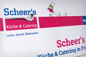 Responsive Webdesign – Scheer’s – Küche & Catering